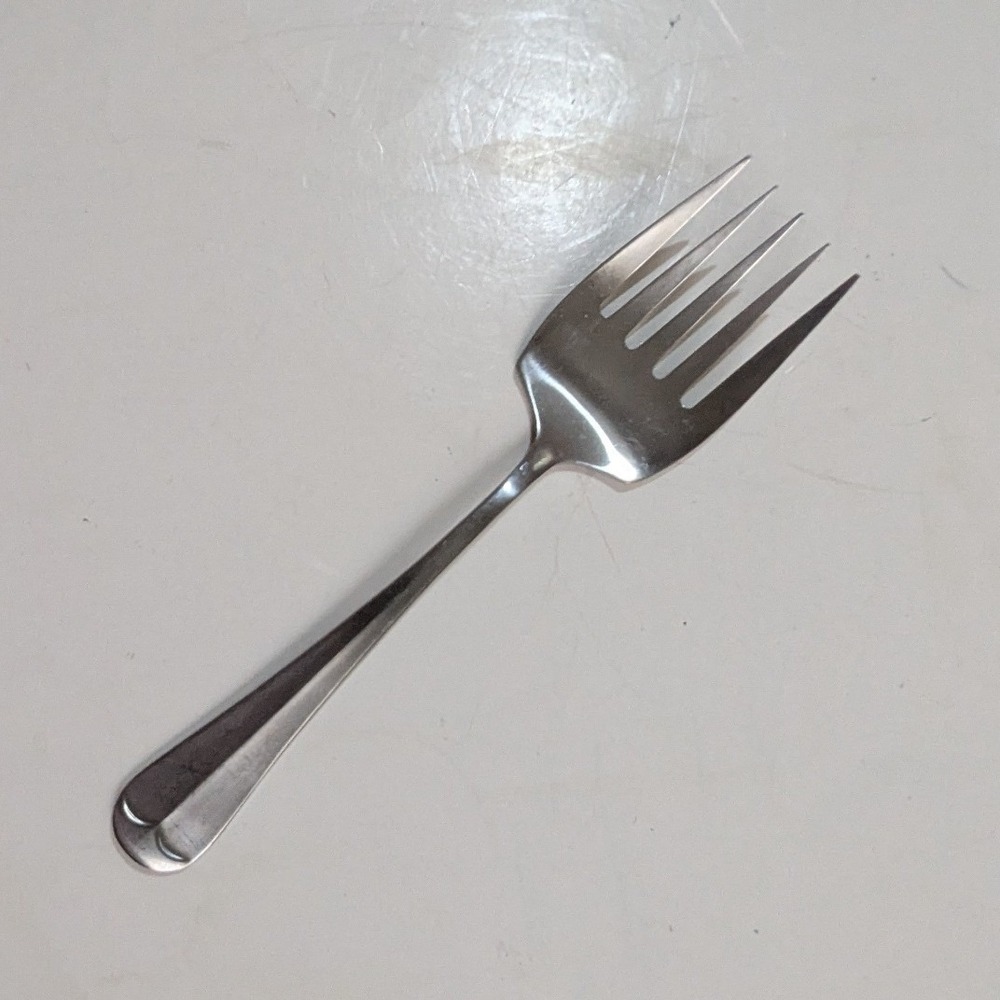 Oxford Hall Stainless Korea Cold Meat Serving Fork 8.5 Inch 5 Tine Silverware